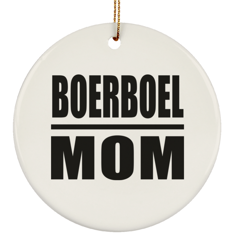 Boerboel Mom - Circle Ornament