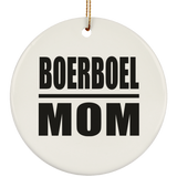 Boerboel Mom - Circle Ornament