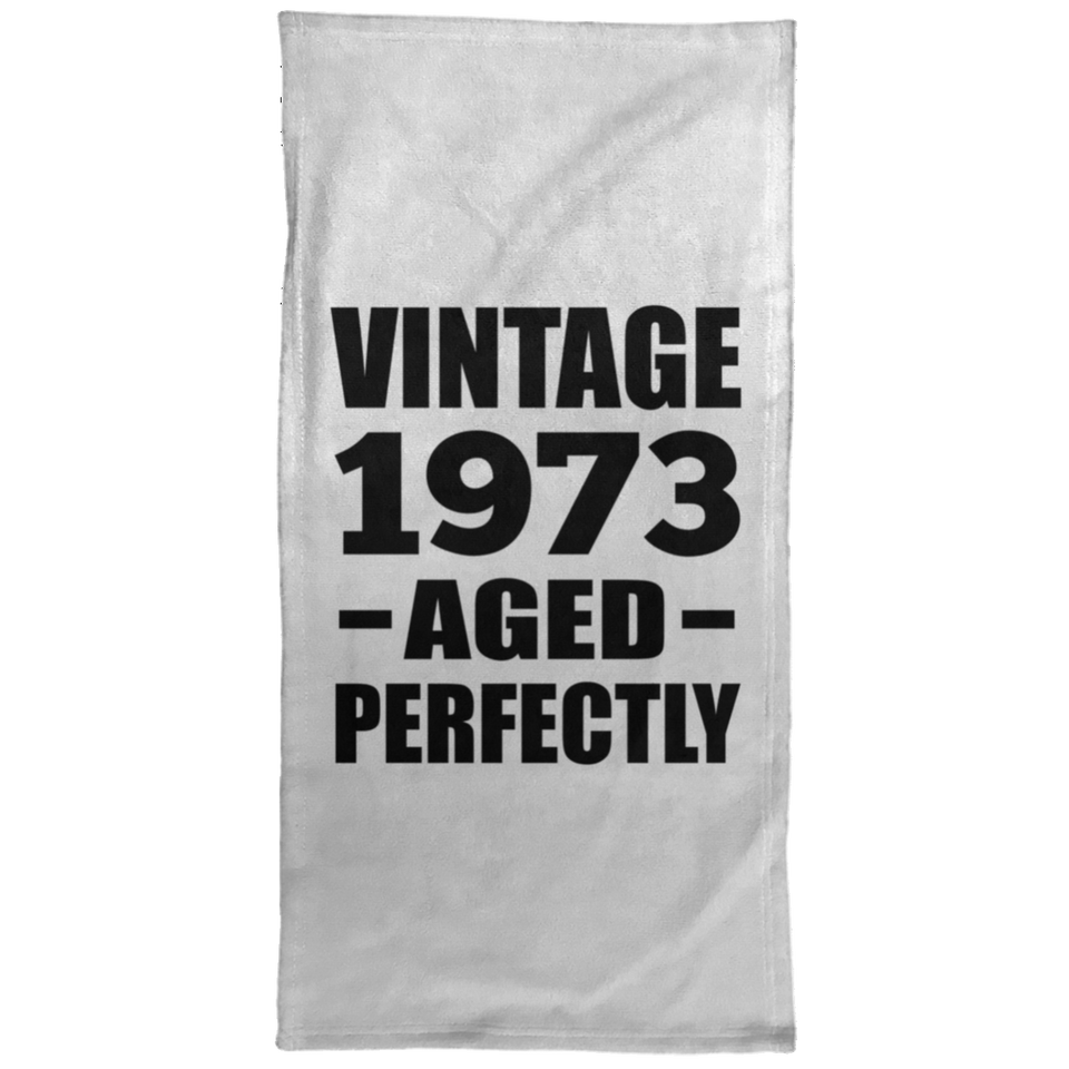 51st Birthday Vintage 1973 Aged Perfectly - Hand Towel