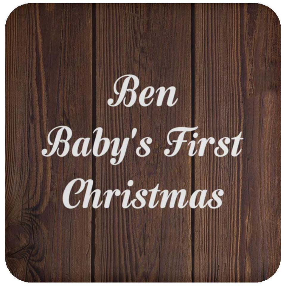 Ben Baby's First Christmas - Drink Coaster D