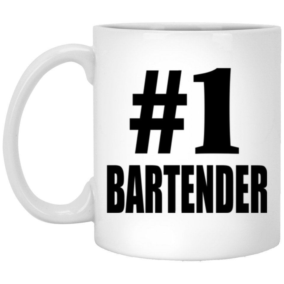 Number One #1 Bartender - 11 Oz Coffee Mug