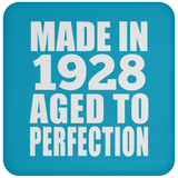 96th Birthday Made In 1928 Aged to Perfection - Drink Coaster