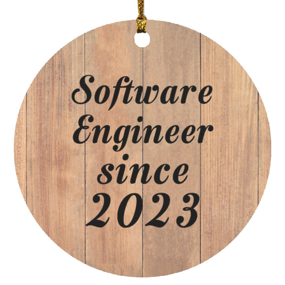 Software Engineer Since 2023 - Circle Ornament C