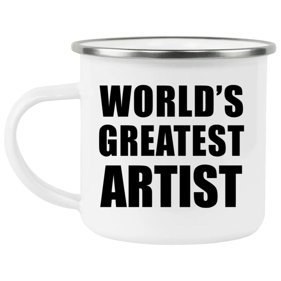 World's Greatest Artist - 12oz Camping Mug