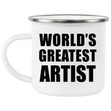 World's Greatest Artist - 12oz Camping Mug