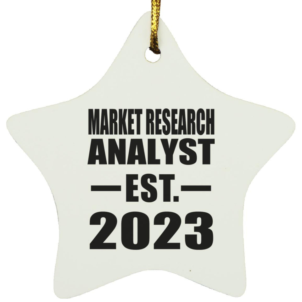 Market Research Analyst Established EST. 2023 - Star Ornament
