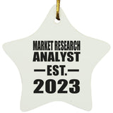 Market Research Analyst Established EST. 2023 - Star Ornament