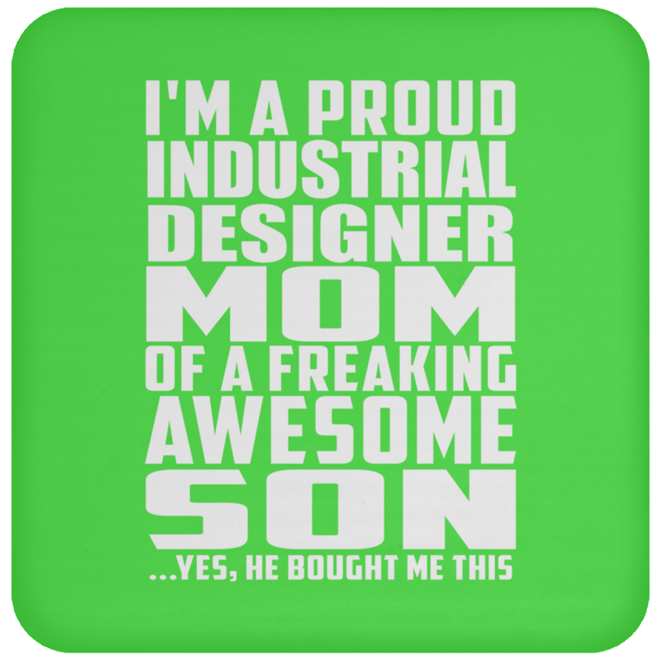 Proud Industrial Designer Mom Of Awesome Son - Drink Coaster