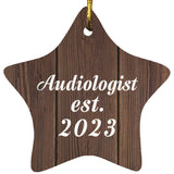 Audiologist Established Est. 2023 - Star Ornament D