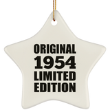70th Birthday Original 1954 Limited Edition - Star Ornament
