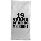 19th Anniversary 19 Years Of Being Mr Right - Hand Towel