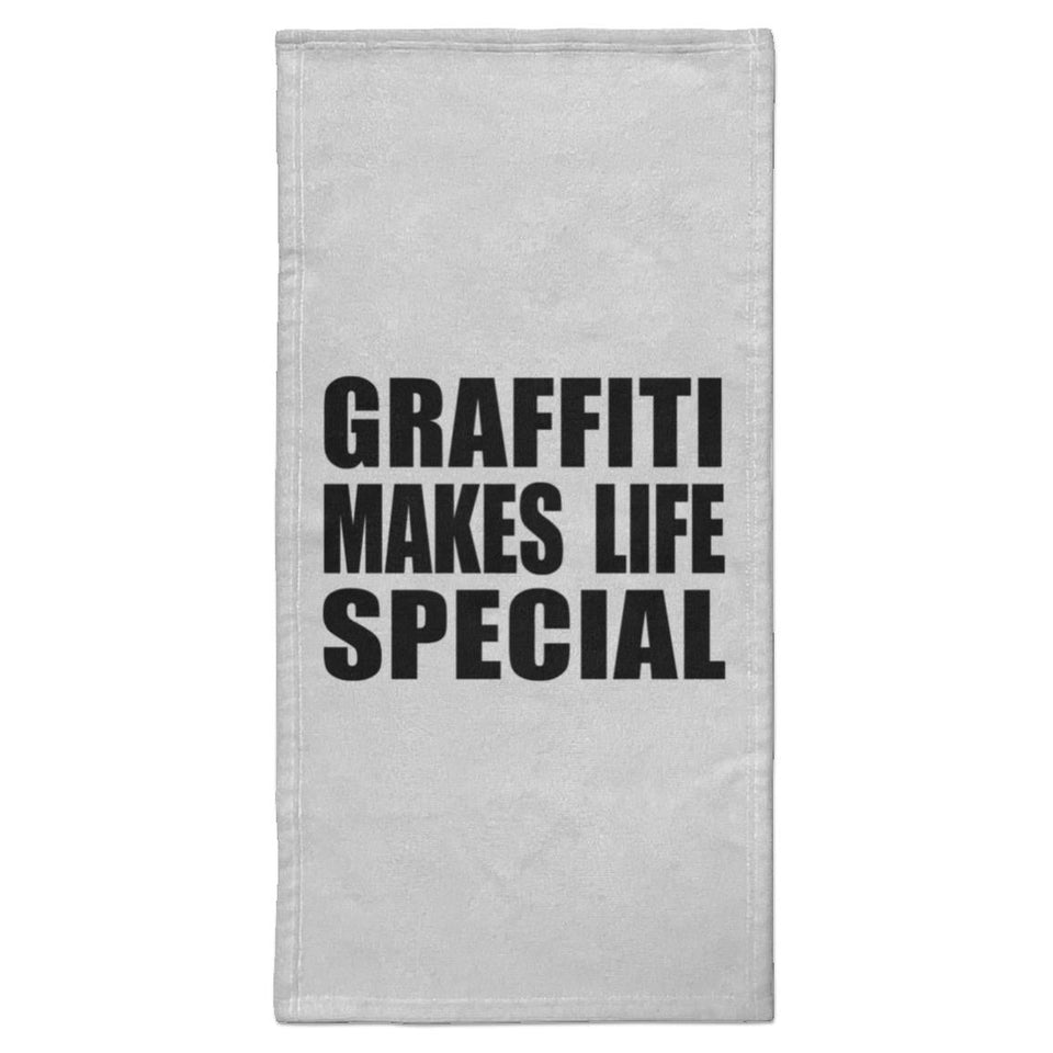 Graffiti Makes Life Special - Hand Towel