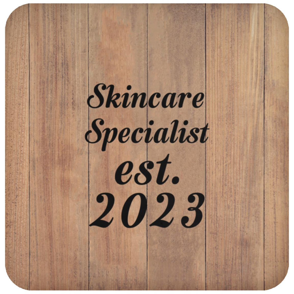 Skincare Specialist Established Est. 2023 - Drink Coaster C