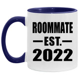 Roommate Established Est. 2022 - 11oz Accent Mug Purple