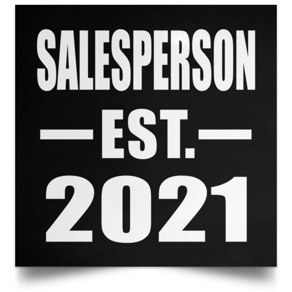 Salesperson Established EST. 2021 - Poster Square