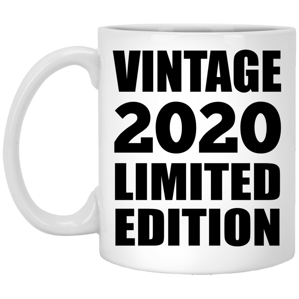 4th Birthday Vintage 2020 Limited Edition - 11oz Coffee Mug