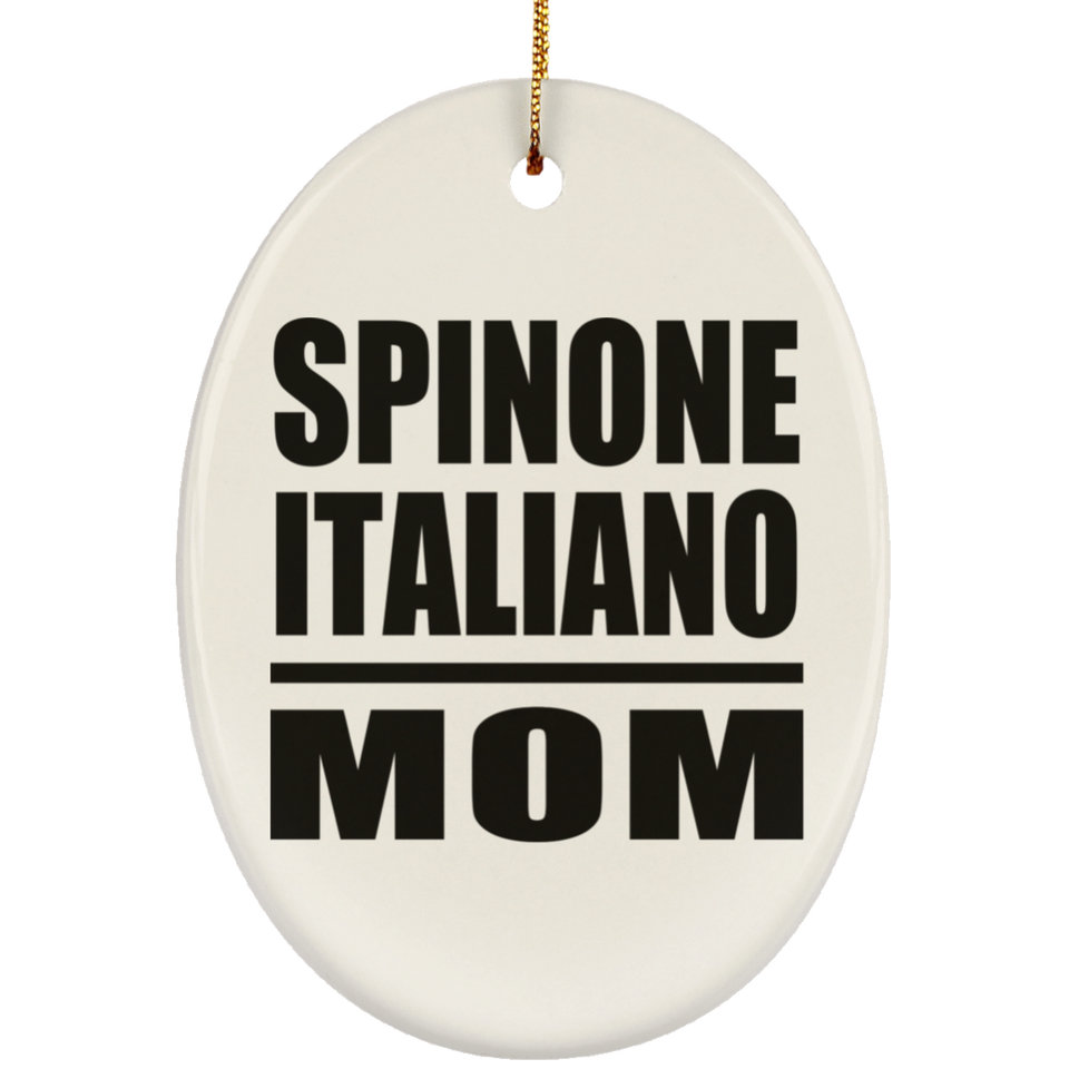 Spinone Italiano Mom - Oval Ornament