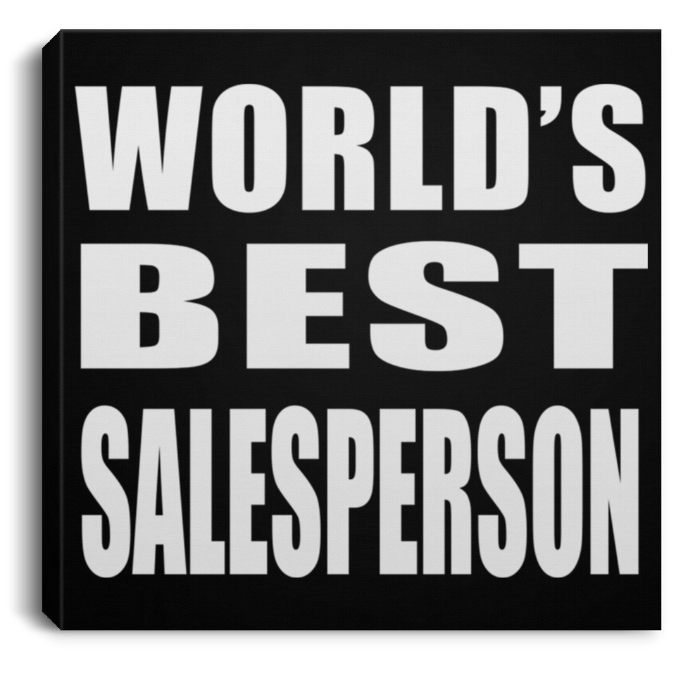 World's Best Salesperson - Canvas Square