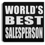 World's Best Salesperson - Canvas Square