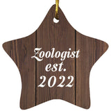Zoologist Established Est. 2022 - Star Ornament D