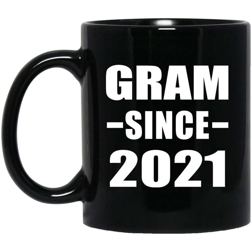 Gram Since 2021 - 11oz Coffee Mug Black
