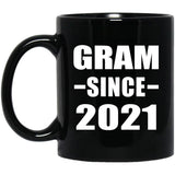 Gram Since 2021 - 11oz Coffee Mug Black