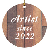 Artist Since 2022 - Circle Ornament E