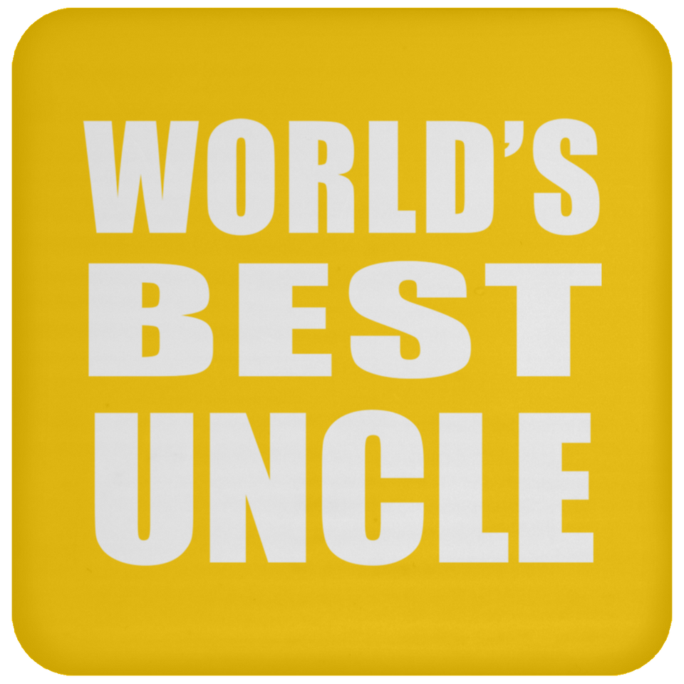 World's Best Uncle - Drink Coaster