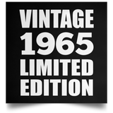 59th Birthday Vintage 1965 Limited Edition - Poster Square