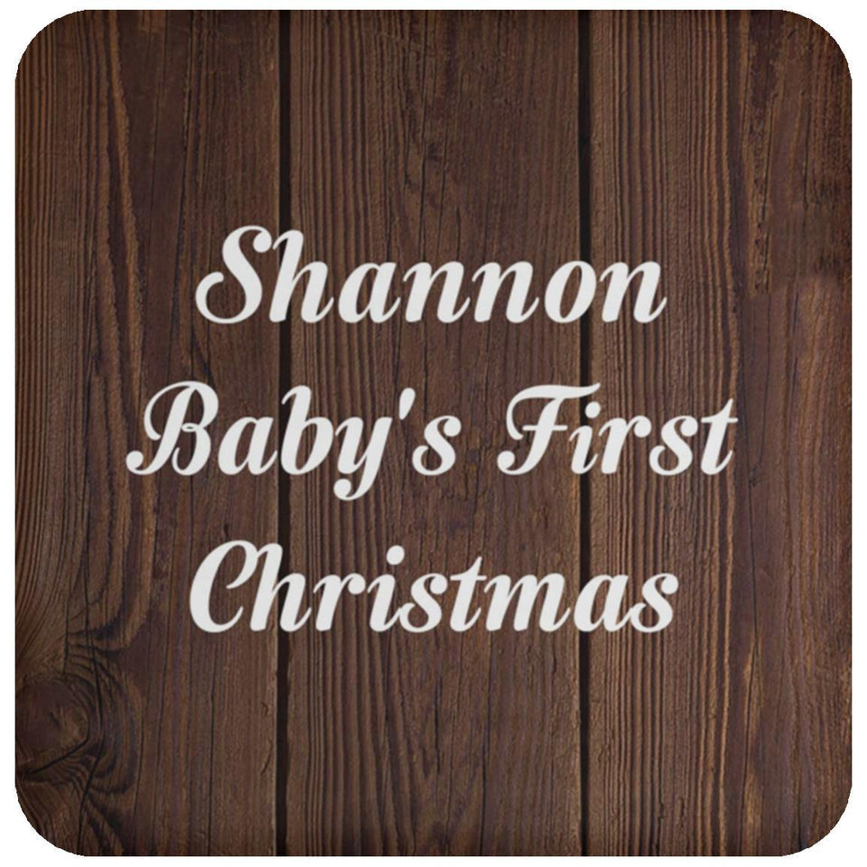 Shannon Baby's First Christmas - Drink Coaster D