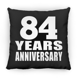 84th Anniversary 84 Years - Throw Pillow Black