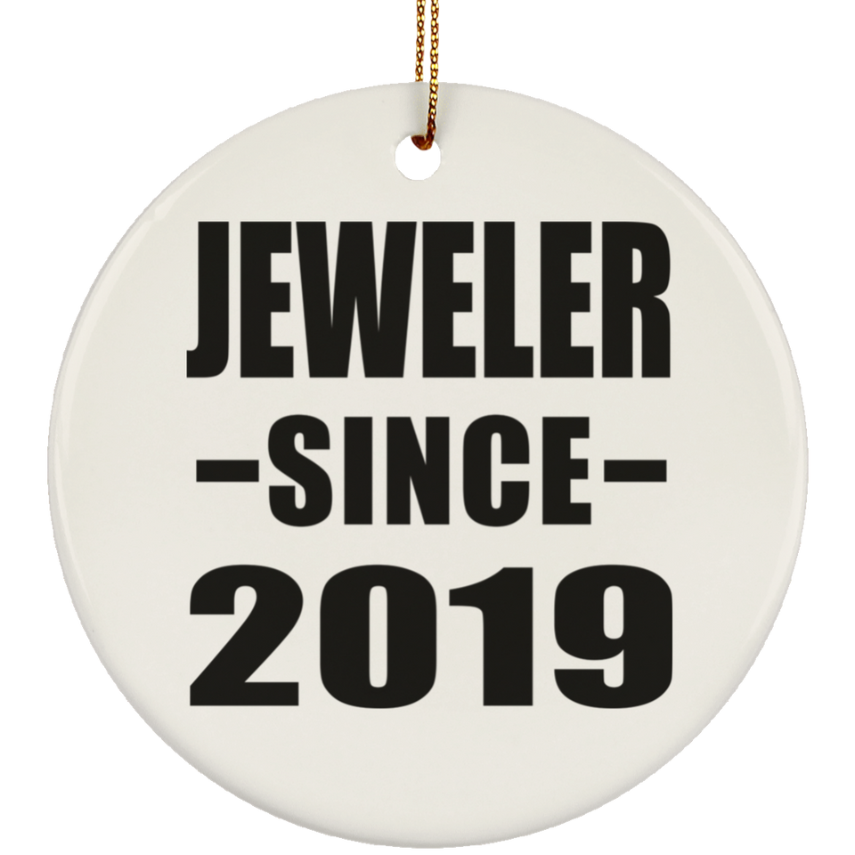 Jeweler Since 2019 - Circle Ornament