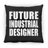 Future Industrial Designer - Throw Pillow Black