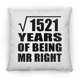 39th Anniversary Square Root of 1521 Years of Being Mr Right - Throw Pillow