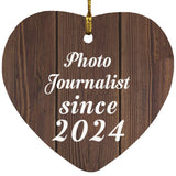 Photo Journalist Since 2024 - Heart Ornament D