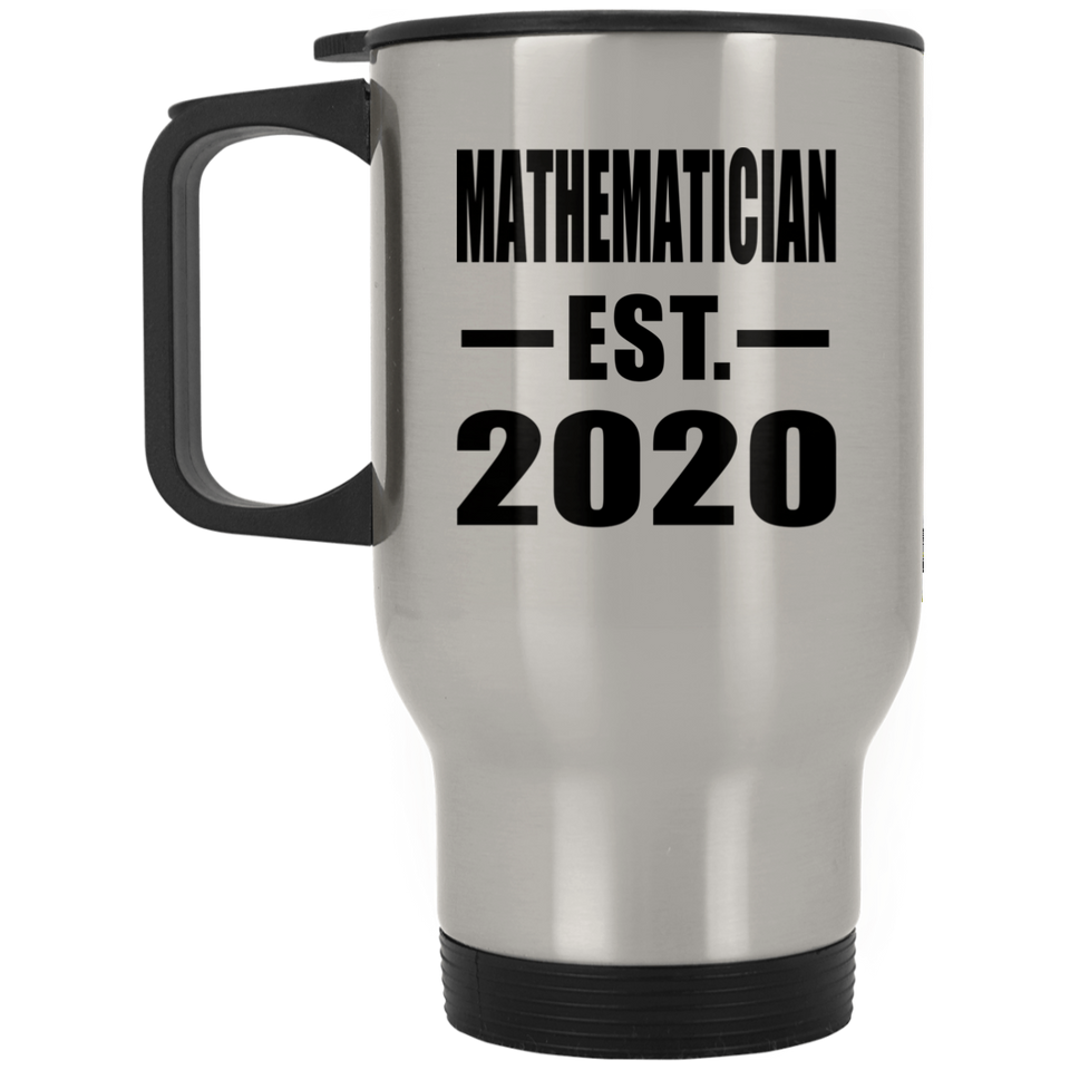 Mathematician Established EST. 2020 - Silver Travel Mug