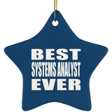 Best Systems Analyst Ever - Star Ornament