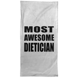 Most Awesome Dietician - Hand Towel