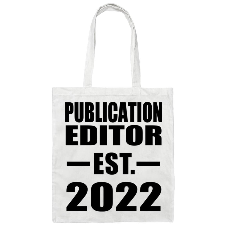 Publication Editor Established EST. 2022 - Tote Bag White