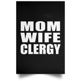 Mom Wife Clergy - Poster Portrait