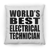 World's Best Electrical Technician - Throw Pillow