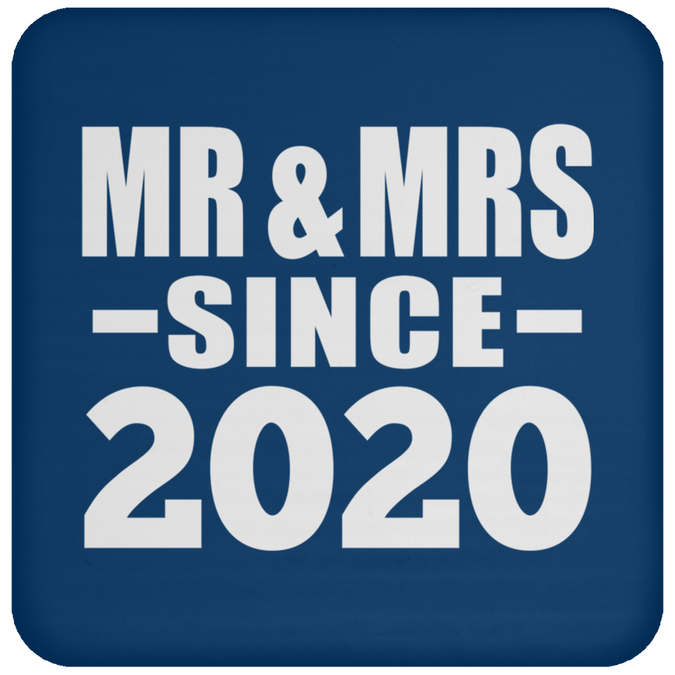 4th Anniversary Mr & Mrs Since 2020 - Drink Coaster