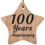 100th Anniversary 100 Years Anniversary - Star Ornament C