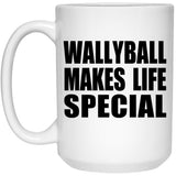 Wallyball Makes Life Special - 15oz Coffee Mug