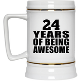 24th Birthday 24 Years Of Being Awesome - Beer Stein