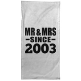 21st Anniversary Mr & Mrs Since 2003 - Hand Towel
