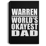 Warren World's Okayest Dad - Canvas Portrait