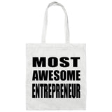 Most Awesome Entrepreneur - Tote Bag White