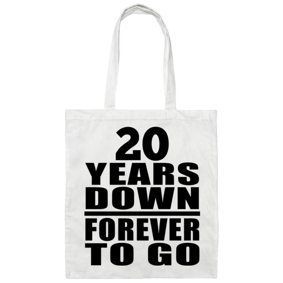 20th Anniversary 20 Years Down Forever to Go - Tote Bag White