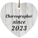 Choreographer Since 2023 - Heart Ornament F
